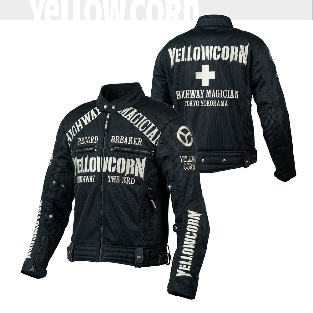 YeLLOWCORN バイクウェア バイクジャケット イエローコーン YB-4105 メッシュジャケット 2024SS 最新作 正規品 送料無料