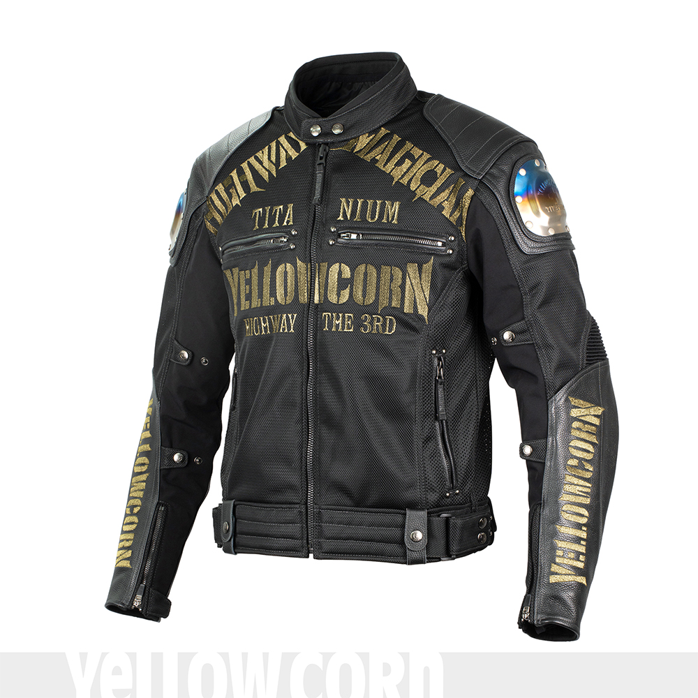 YELLOW CORN メッシュジャケット Mサイズ YeLLOW CORN イエローコーン YB-5109 バイクウェア バイク