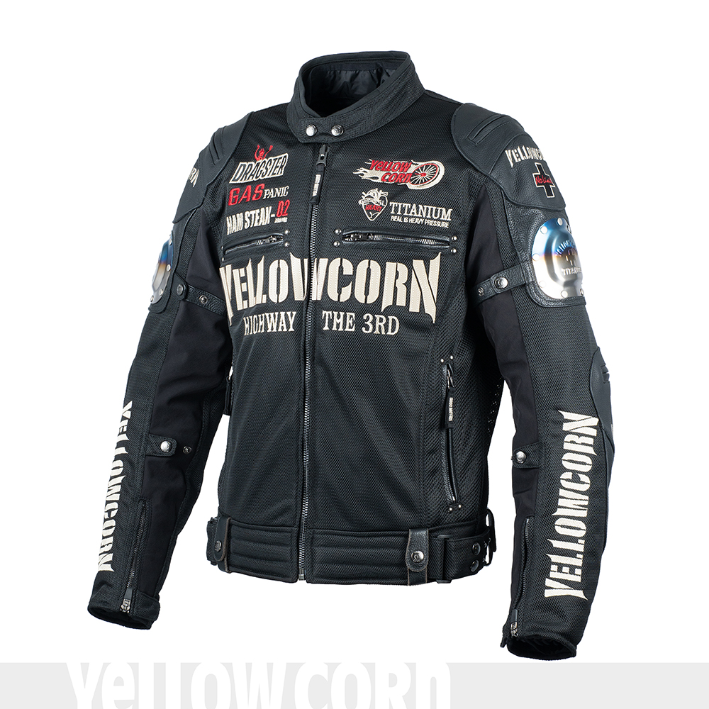YELLOW CORN ジャケット ブラック バイクウェア バイクジャケット BELL BROS STORE - YELLOW CORN｜Yahoo!ショッピング