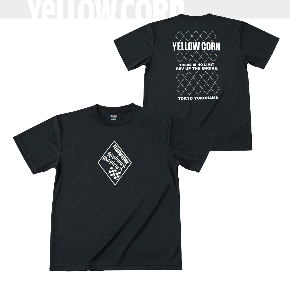 YeLLOWCORN バイク バイクウェア イエローコーン YT-026 クールドライ メッシュTシャツ 正規品 吸汗速乾