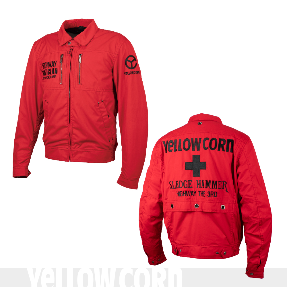 YeLLOW CORN イエローコーン 防寒ジャケット YB5300 赤 LL