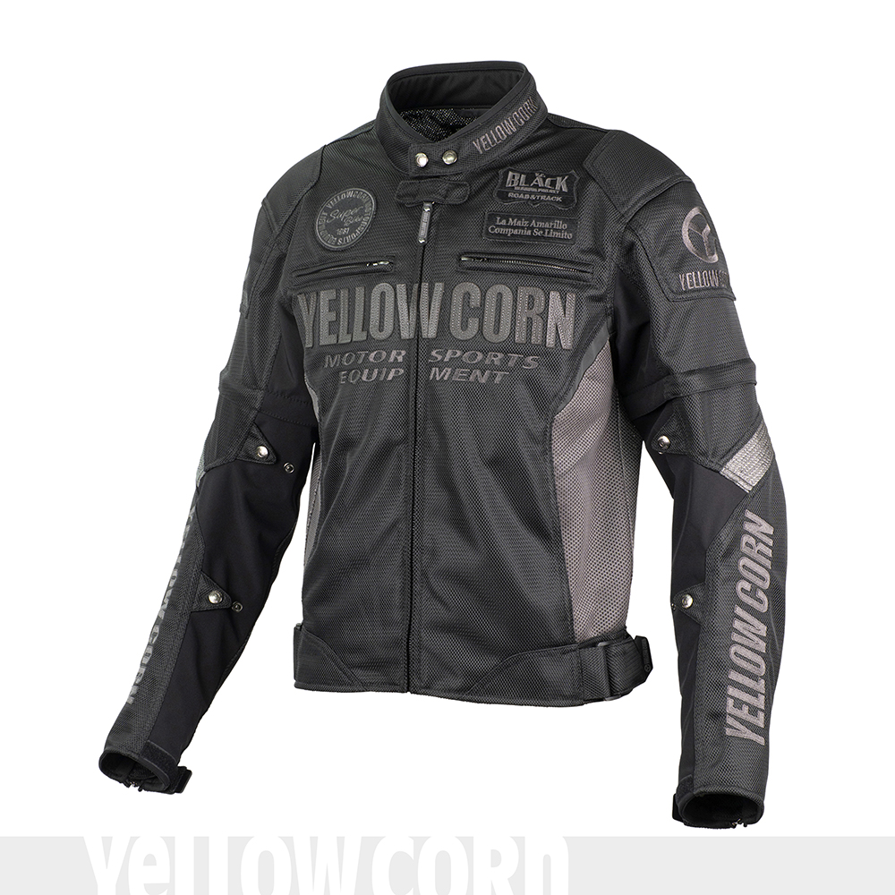 YELLOW CORN イエローコーン　メッシュプロテクター付きジャケット L YeLLOW CORN イエローコーン YB-5102 バイクウェア バイク
