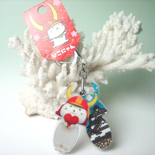 ひこにゃん」スライドキーホルダー : 天然石のベル・クレール - 通販