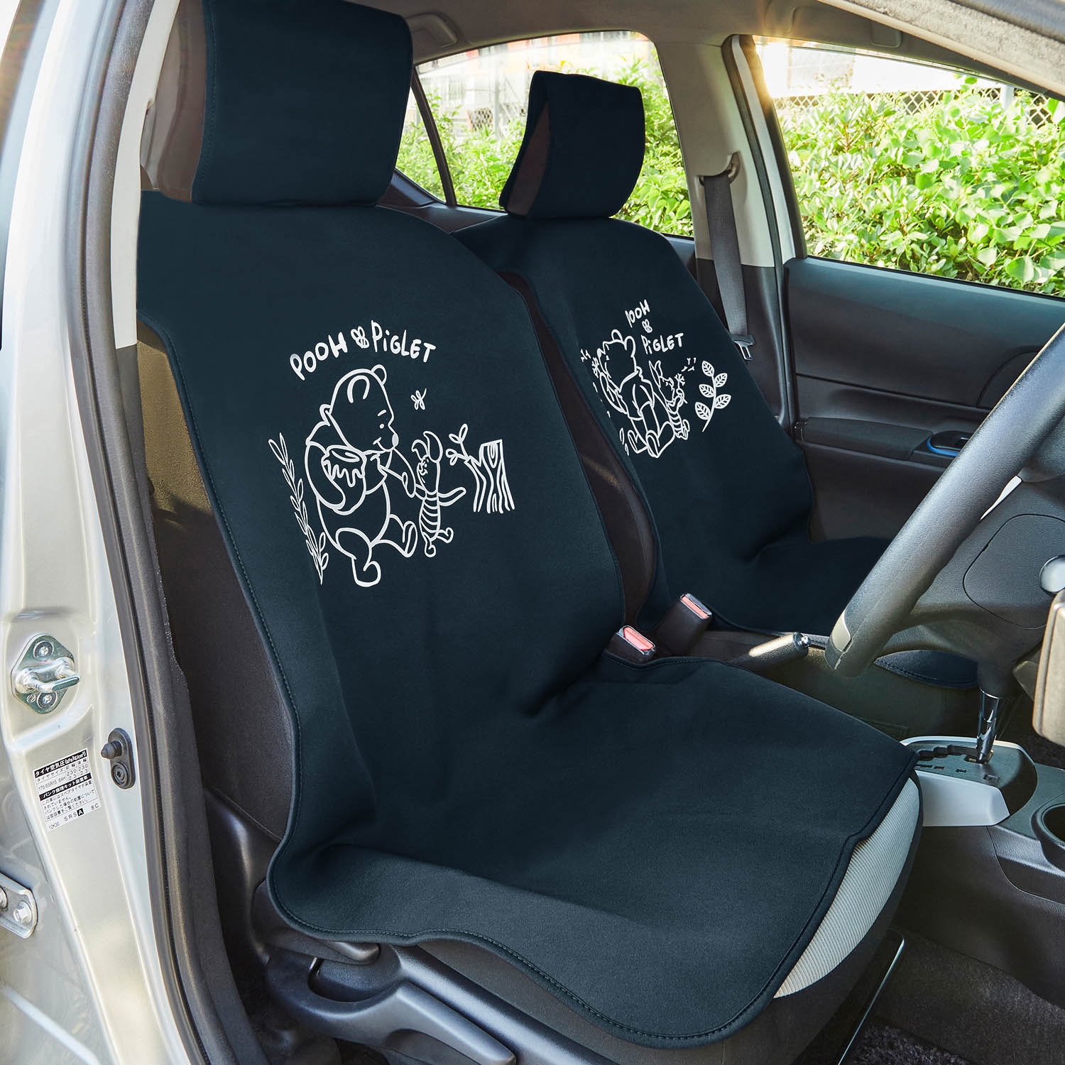 シートカバー 車シートカバー カーシートカバー 防水 Disney ディズニー キャラクター 座席カバー カバー エプロンタイプ フロント用2枚 リア用 おしゃれ | Disney | 09
