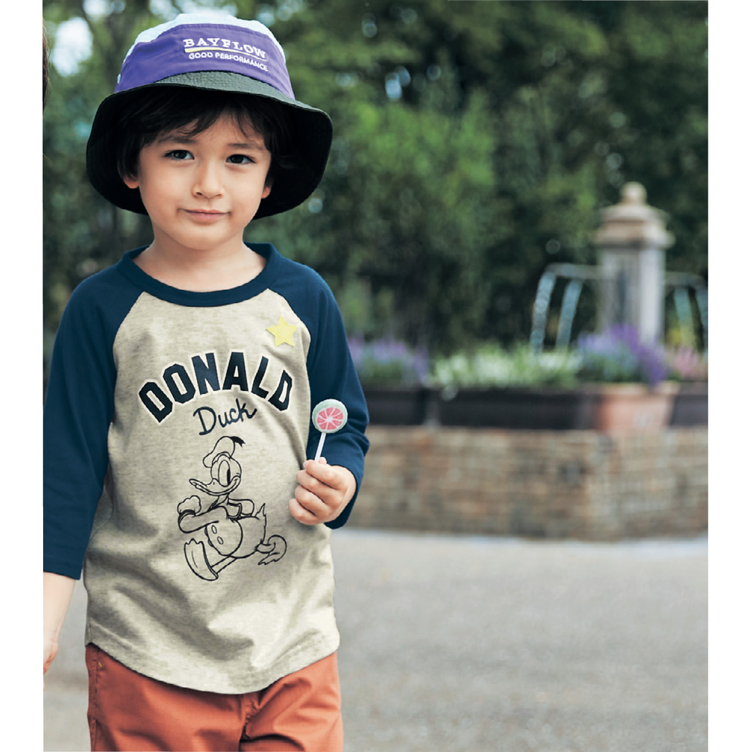 Tシャツ キッズ 子ども服 Disney ディズニー 7分袖 90 100 110 120 130