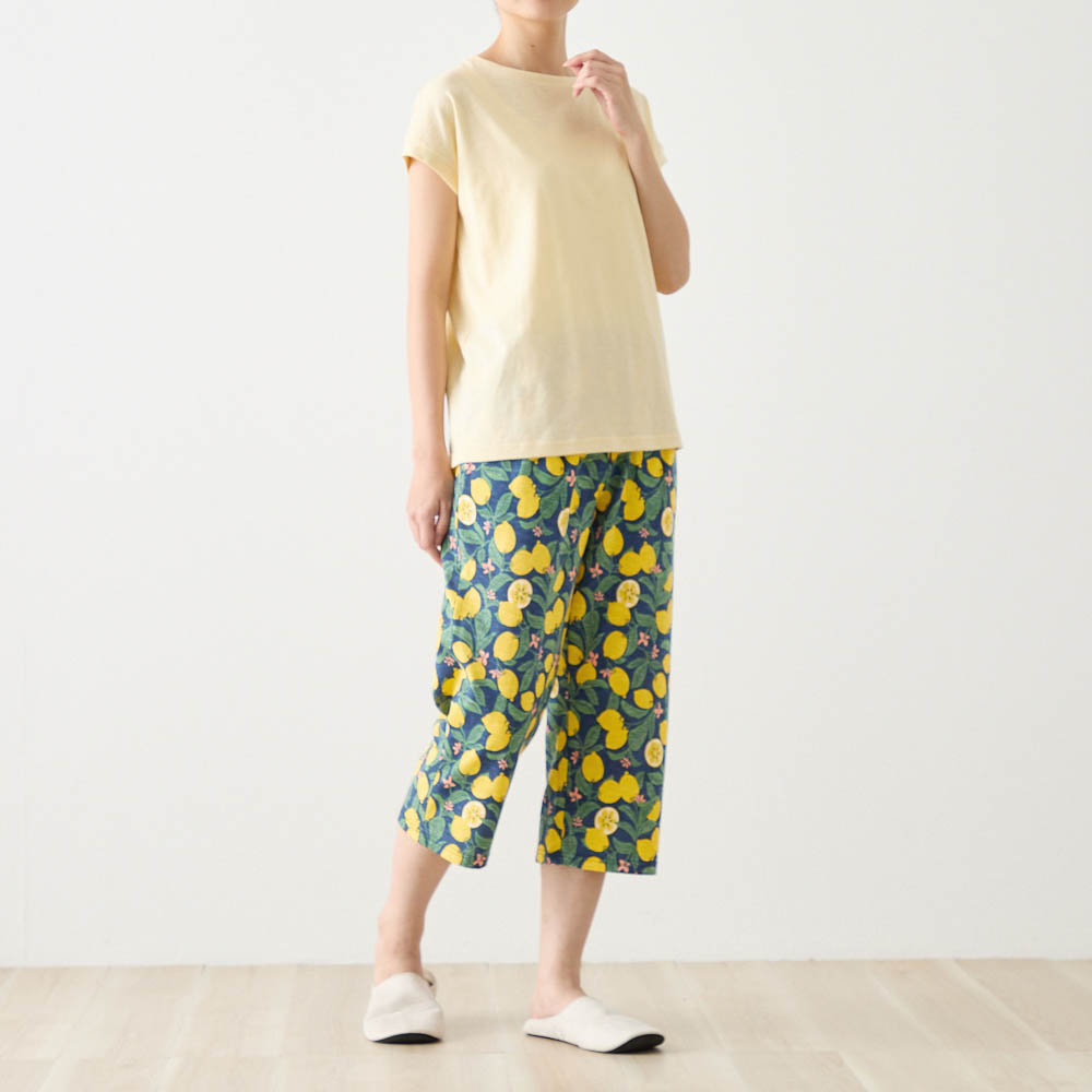 パジャマ レディース ルームウェア 部屋着 夏 綿 レディースパジャマ 寝巻 半袖 上下セット ナイトウェア 綿素材 コットン 夏 ポケット付 S M L LL おしゃれ | ベルメゾン | 03