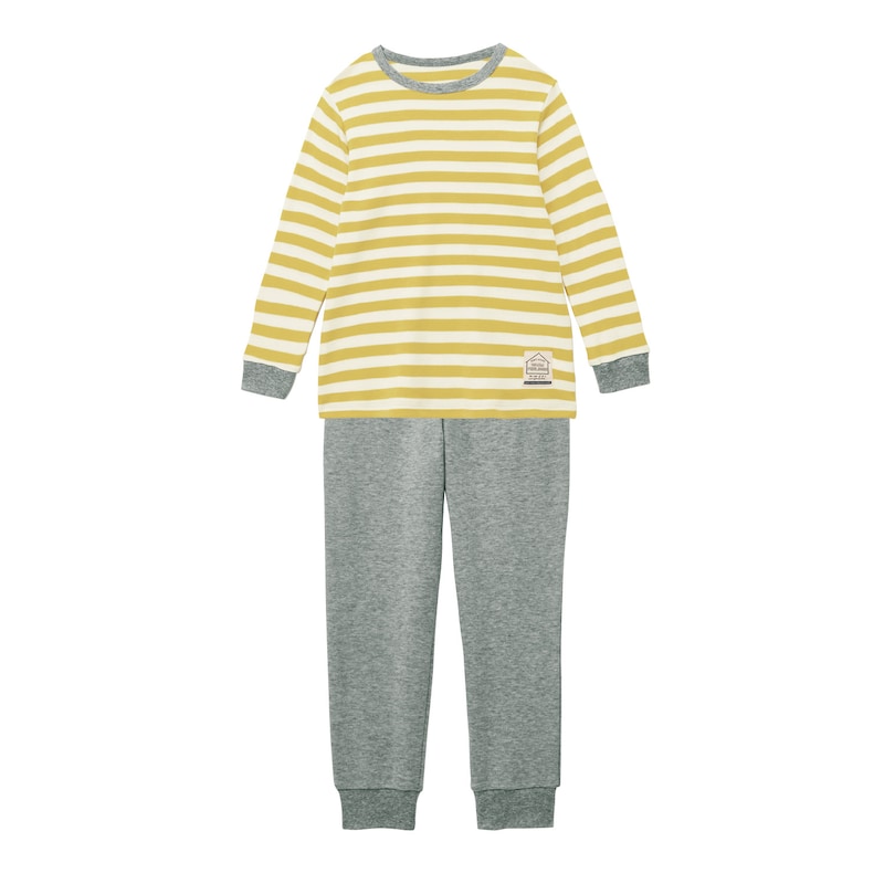 パジャマ キッズ 男の子 女の子 子供パジャマ キッズパジャマ 部屋着 子供用 こども服 ウエストゴム ポケット リブ仕様 やわらか GITA ジータ スムース | ベルメゾン | 07