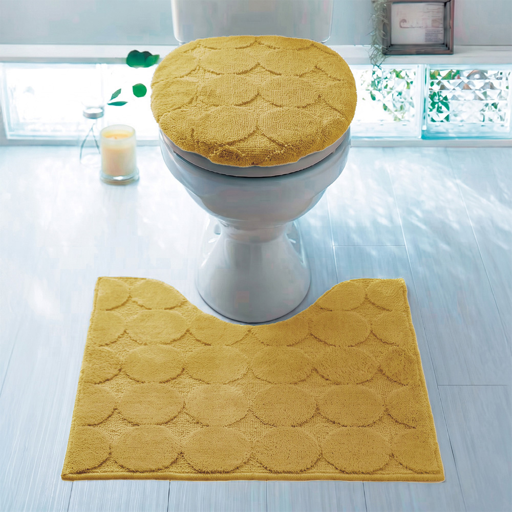 ベルメゾン（BELLE MAISON） トイレマット フタカバーセット セット