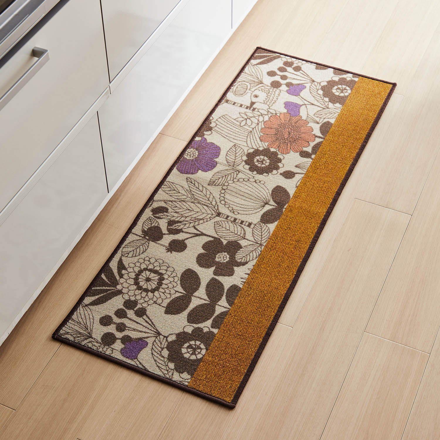 ベルメゾン（BELLE MAISON） キッチンマット 44×180 マット ラグ