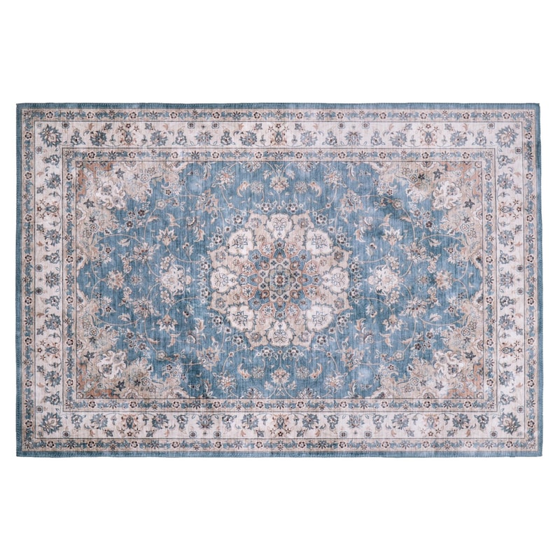 洗える コットン ラグ ラグマット プリント製 140x200cm 洗える コットン ラグ ラグマット プリント製 140x200cm 楽天