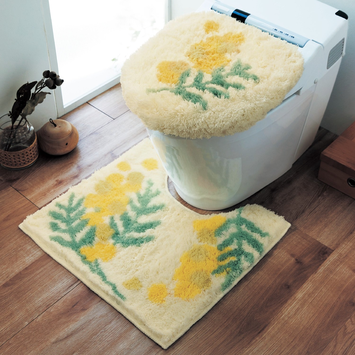 ベルメゾン（BELLE MAISON） トイレマット トイレカバー セット トイレ