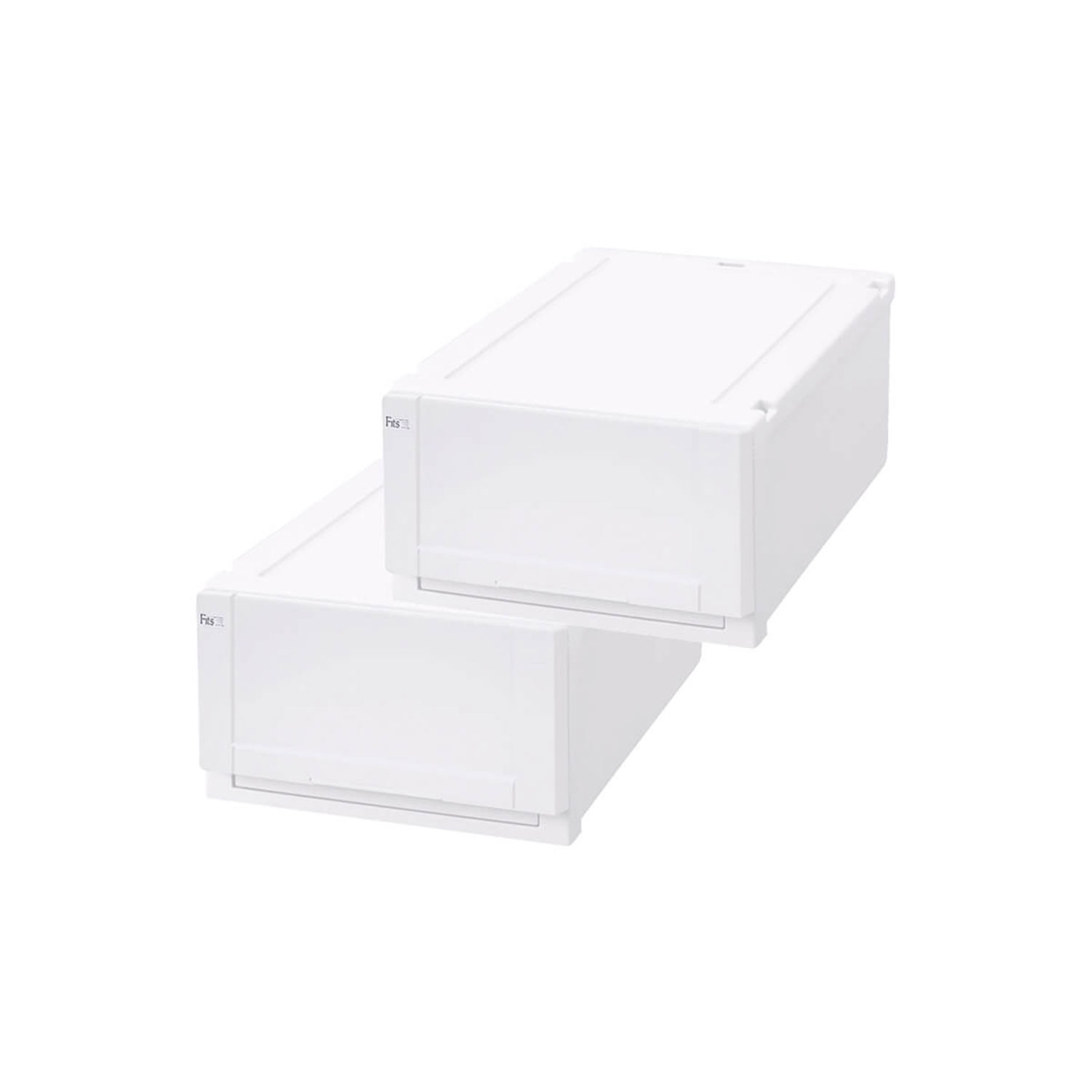 Fits 開閉スムーズなクローゼット収納ユニットケース２個セット F／40×30 H／45×25 | Fits | 02
