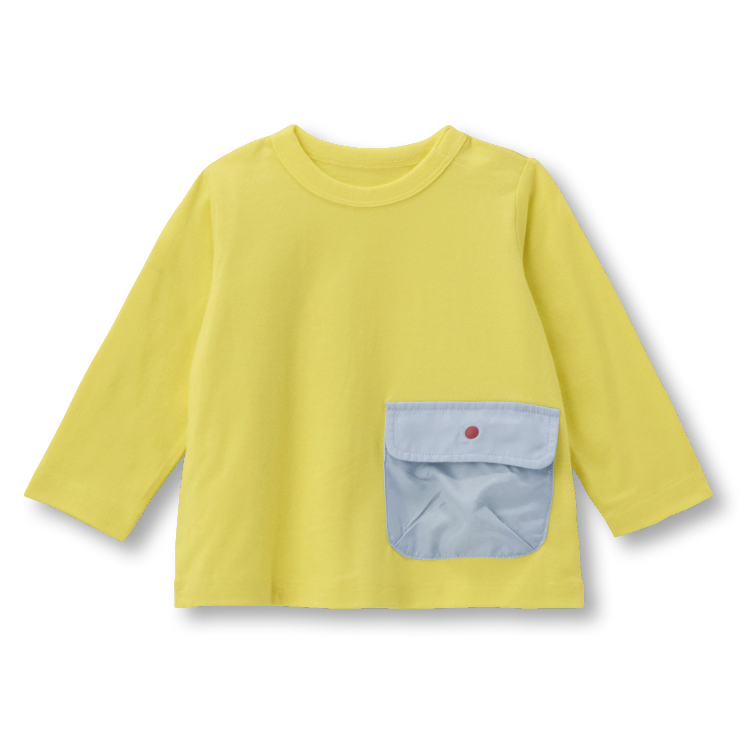 Tシャツ トップス 長袖 カットソー 子供 キッズ 子供服 男の子 ボーイズ 異素材ポケット デザイ...