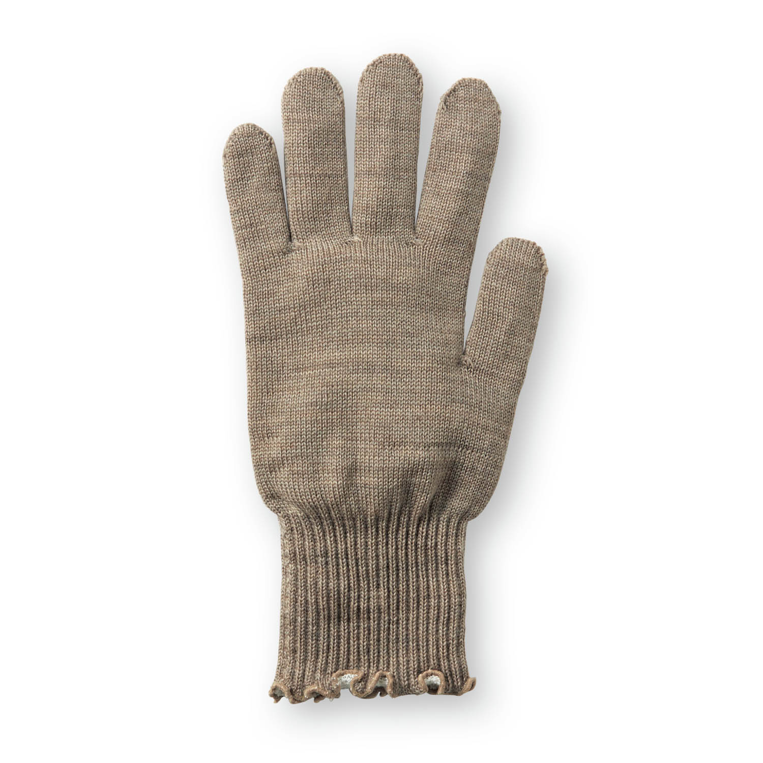 冷えとり日和365 シルクとウール入りの薄手の２重編み手袋