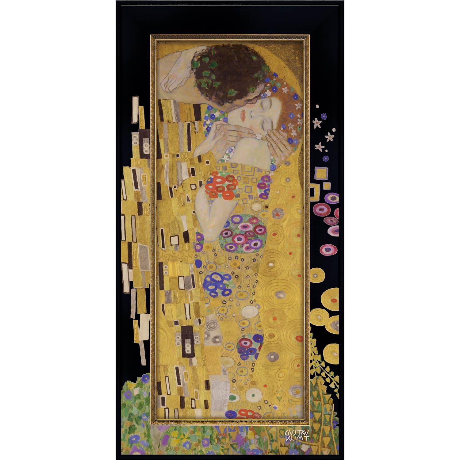 Empire Art Direct Golden Cascade Textured Glitter Hand