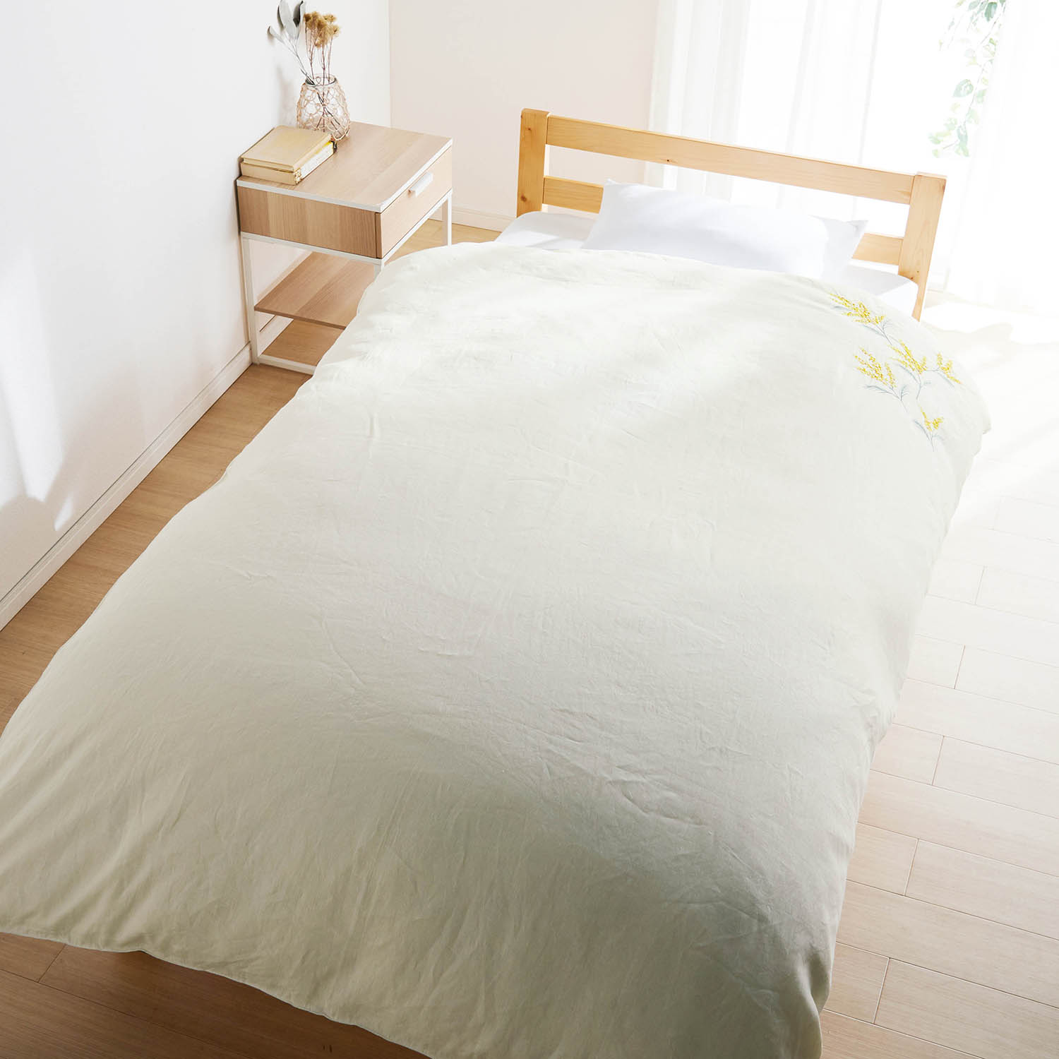 ベルメゾン　フレンチリネン掛けカバー　ダブルサイズホワイト 楽天市場】ベルメゾン ラブザリネン/Love the Linen フレンチ