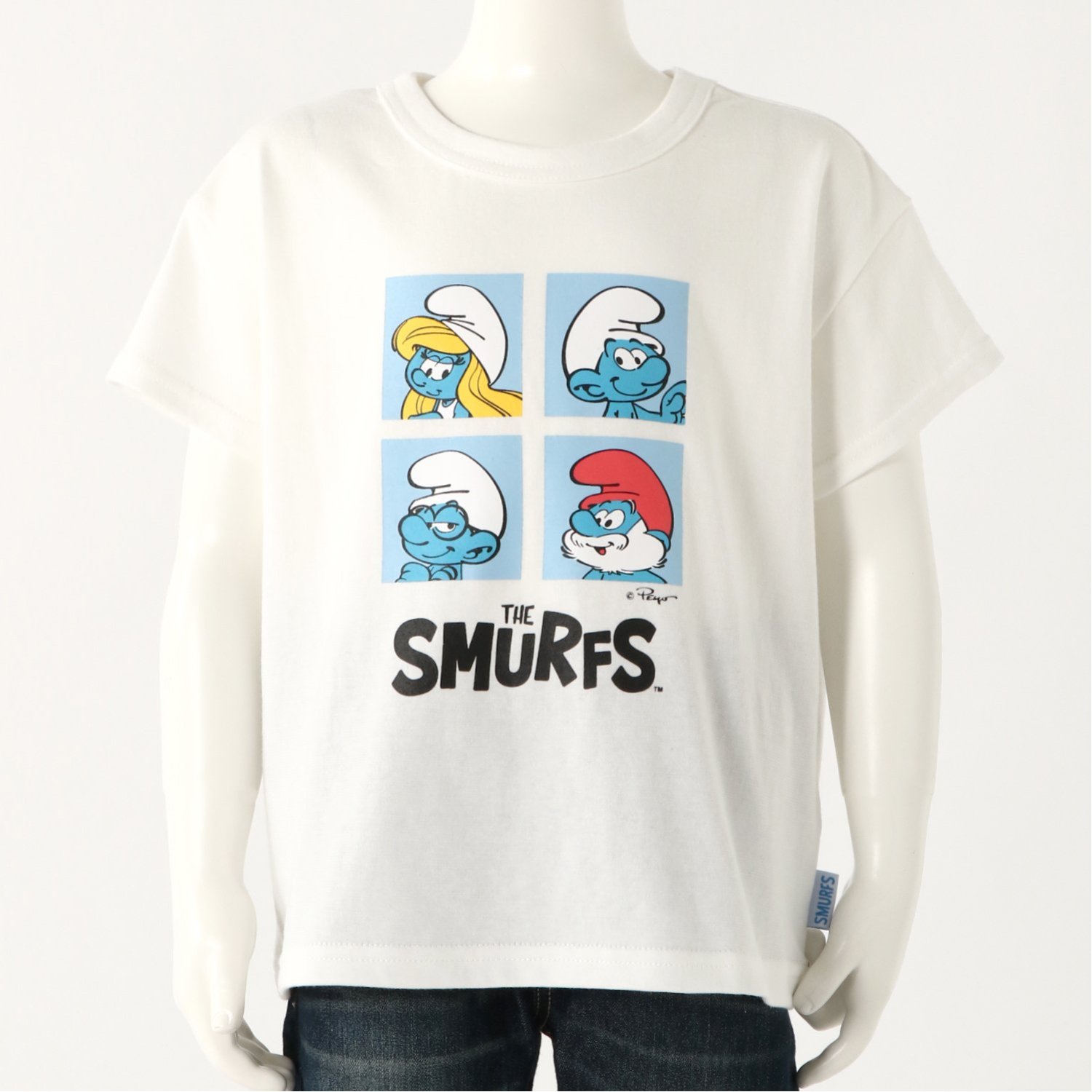 正規激安 子供服 トップス スマーフ 綿100％ プリント 半袖 Tシャツ 80 90 95 100 110 120 130 SUMRFS キッズ  ベビー 男の子 女の子 かわいい アニメ キャラクター mauricezhang.com.au