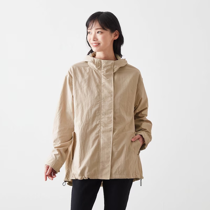 ジャケット レディース マウンテンパーカー ブルゾン ジータ GITA 軽量 撥水 UV 紫外線対策 日焼け対策 春 夏 春夏 シンプル おしゃれ M L ベルメゾン ジャケット レディース マウンテンパーカー ブルゾン