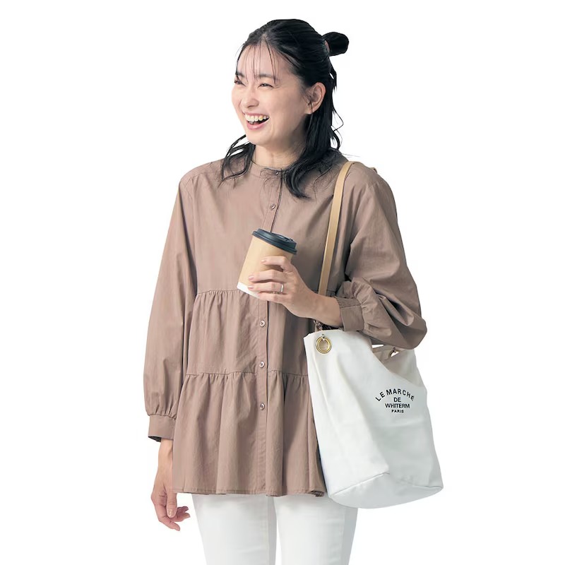 HERMES ヴィンテージ・チュニック シャツ HERMES(エルメス) ニットTシャツ3E2603D1 3E2603D1 ライト