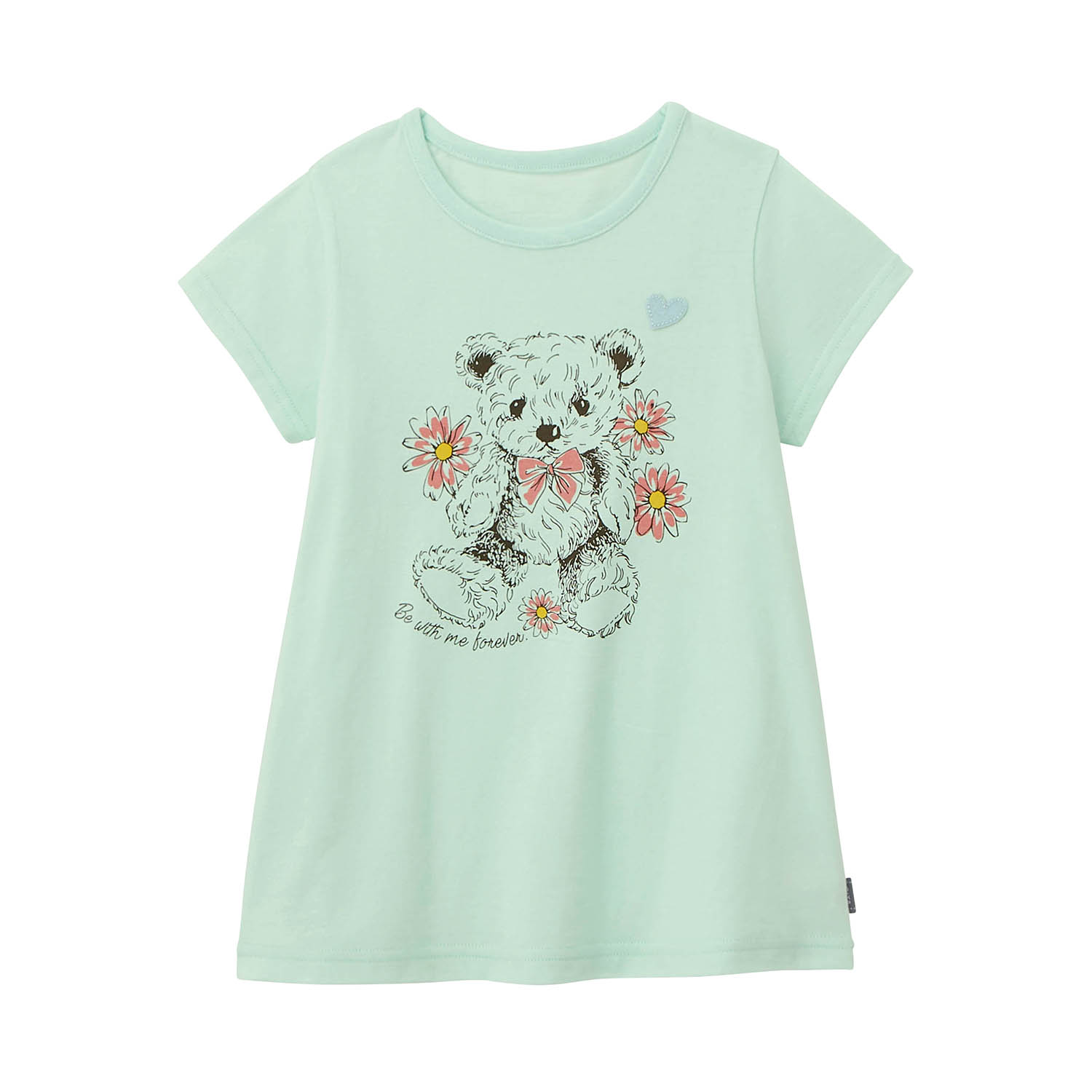 Tシャツ 半袖 トップス 子供 キッズ 子供服 女の子 ガールズ 薄い 涼しい チュニック リラックス 通学 シンプル 名札ココ ジータ GITA 140 150 おしゃれ｜bellemaison｜03