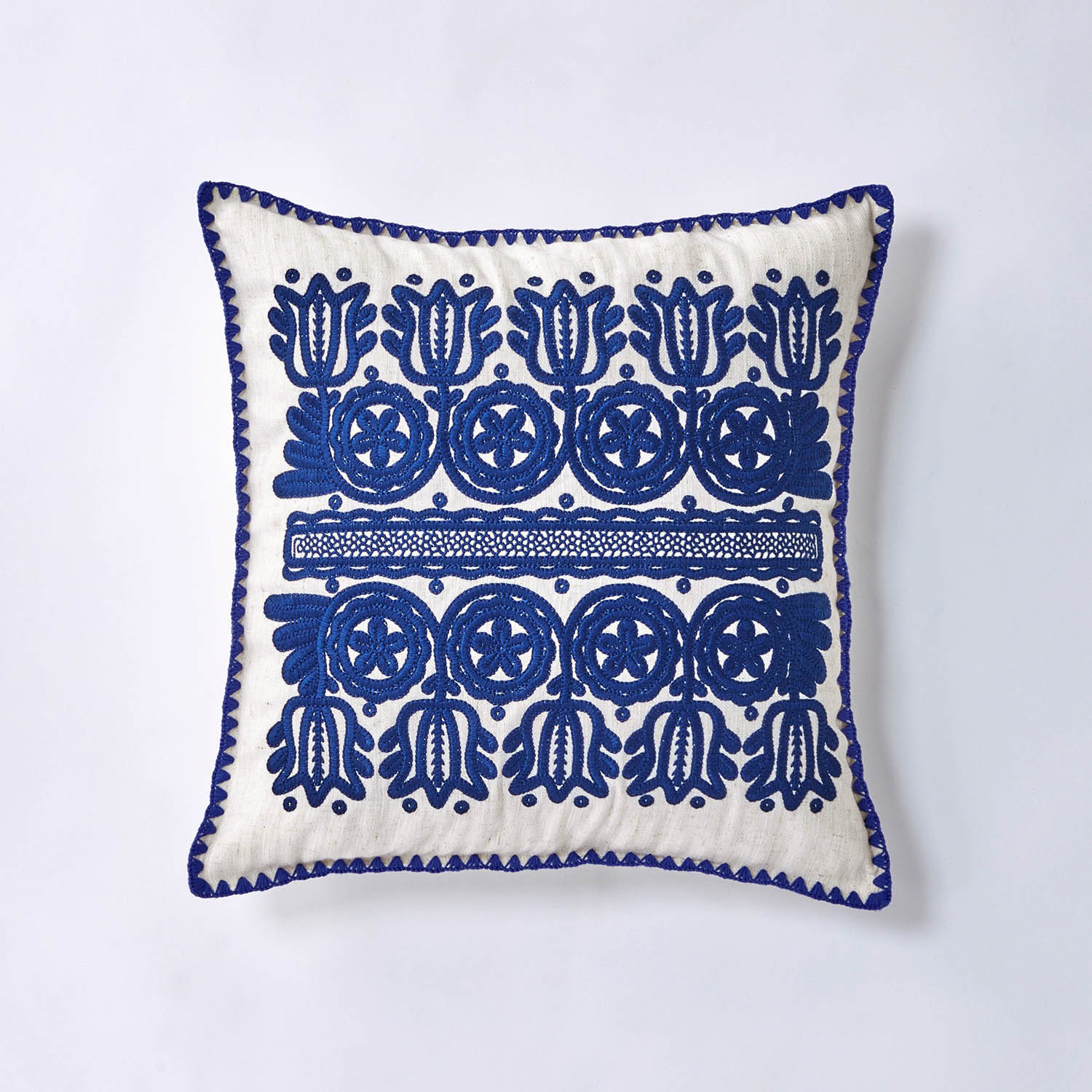 ※〜7/13限定価格※フランスアンティーク　N手刺繍　リネンクッションカバー 7/13限定価格※フランスアンティーク N手刺繍 リネンクッション