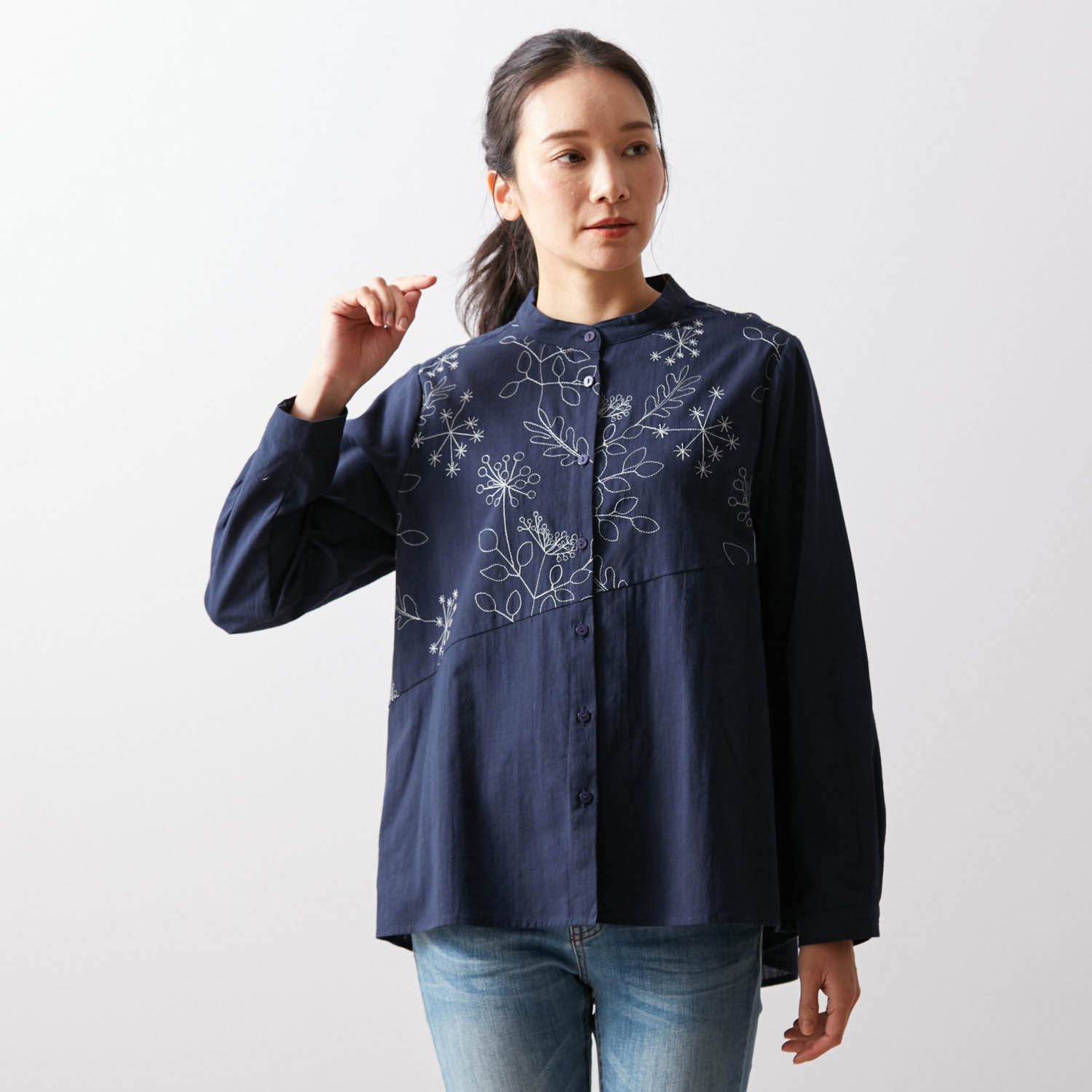 楽天市場】花柄シャツ 刺繍デザイン メンズ 大きいサイズ