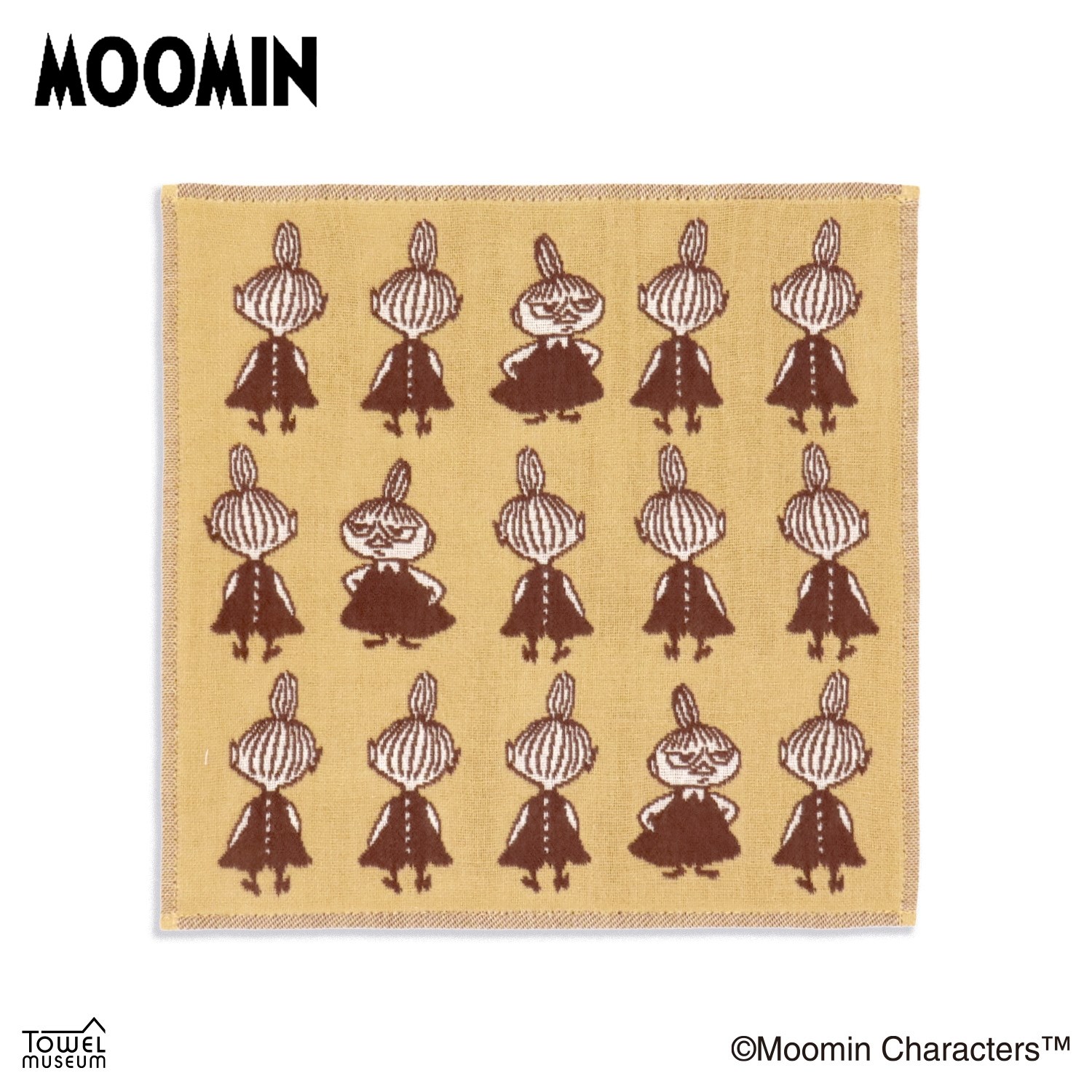 MOOMIN ムーミン 3重ガーゼタオルハンカチ「ムーミン」