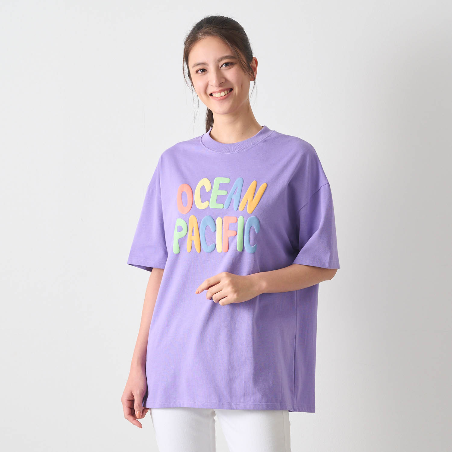 Ocean Pacific ブランドロゴ半袖Ｔシャツ M L