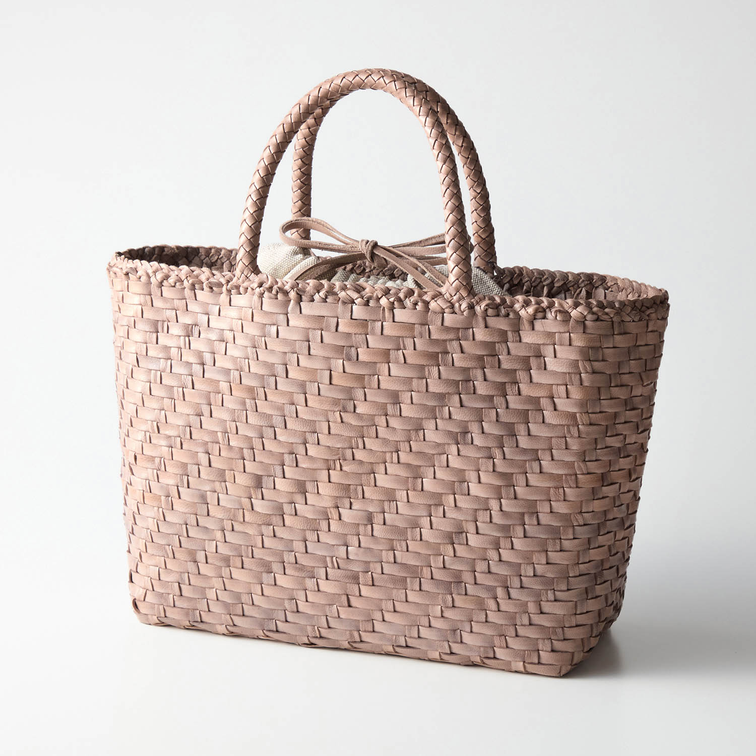 良品】DAMA collection Arukan 牛革トートバッグ 編み込み