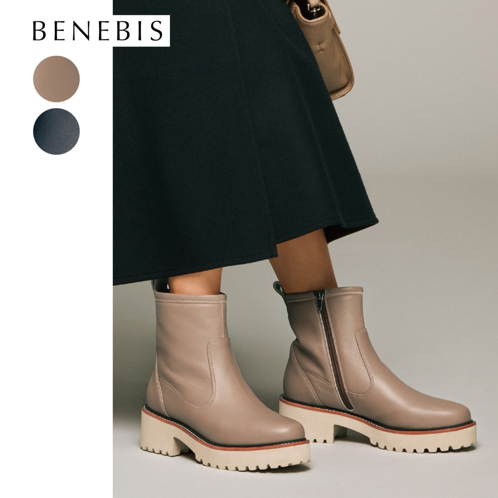 ベネビス　ショートブーツ しなやかストームストレッチショートブーツ(ベネビス/BENEBIS