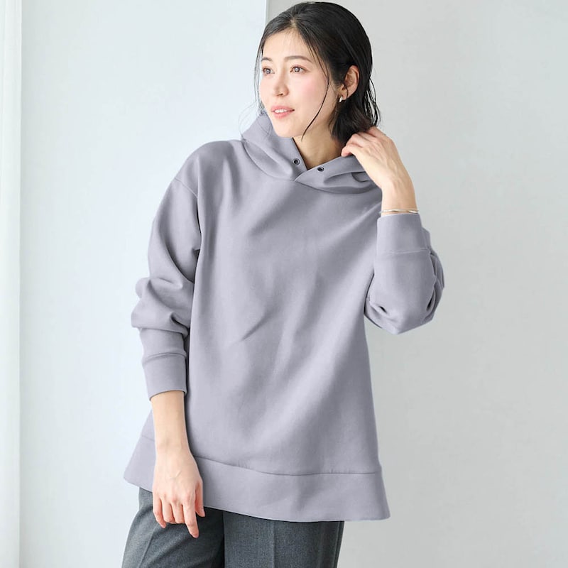 パーカー パーカ 長袖 レディース トップス 女性 綿混 あたたか あったか ホットコット Hotcott ダンボールニット フード立つ シンプル おしゃれ 秋 冬 Hotcott パーカー パーカ 長袖 レディース トップス 女性 綿混