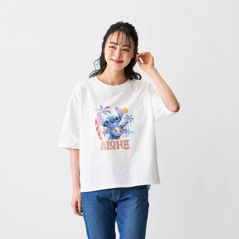 tシャツ レディース トップス レディースtシャツ レディーストップス レディースティーシャツ Disney ディズニー キャラクター プリント おしゃれ Disney tシャツ レディース 半袖 トップス レディースtシャツ