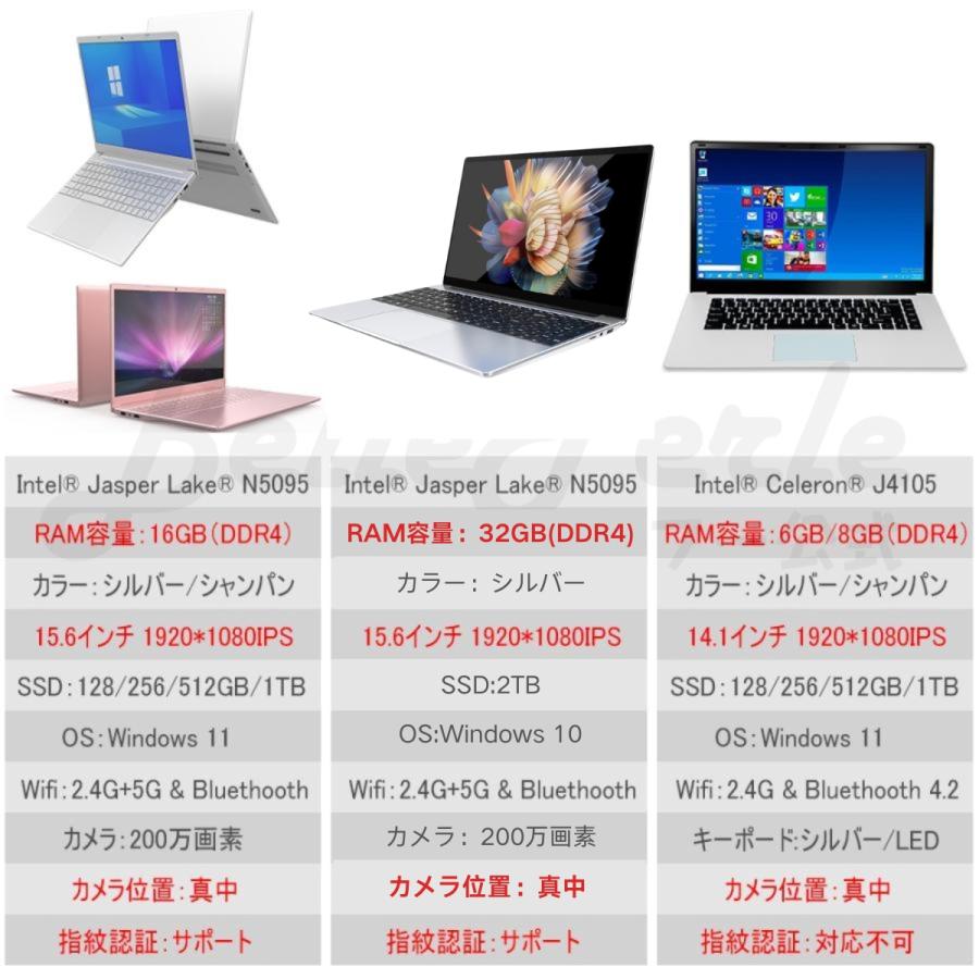 「2月特典開催中」ノートパソコン windows11 新品 office 搭載 第11世代CPU N5095 安い win11 pc  Microsoftoffice 16/32gb SSD 2000GB 2024