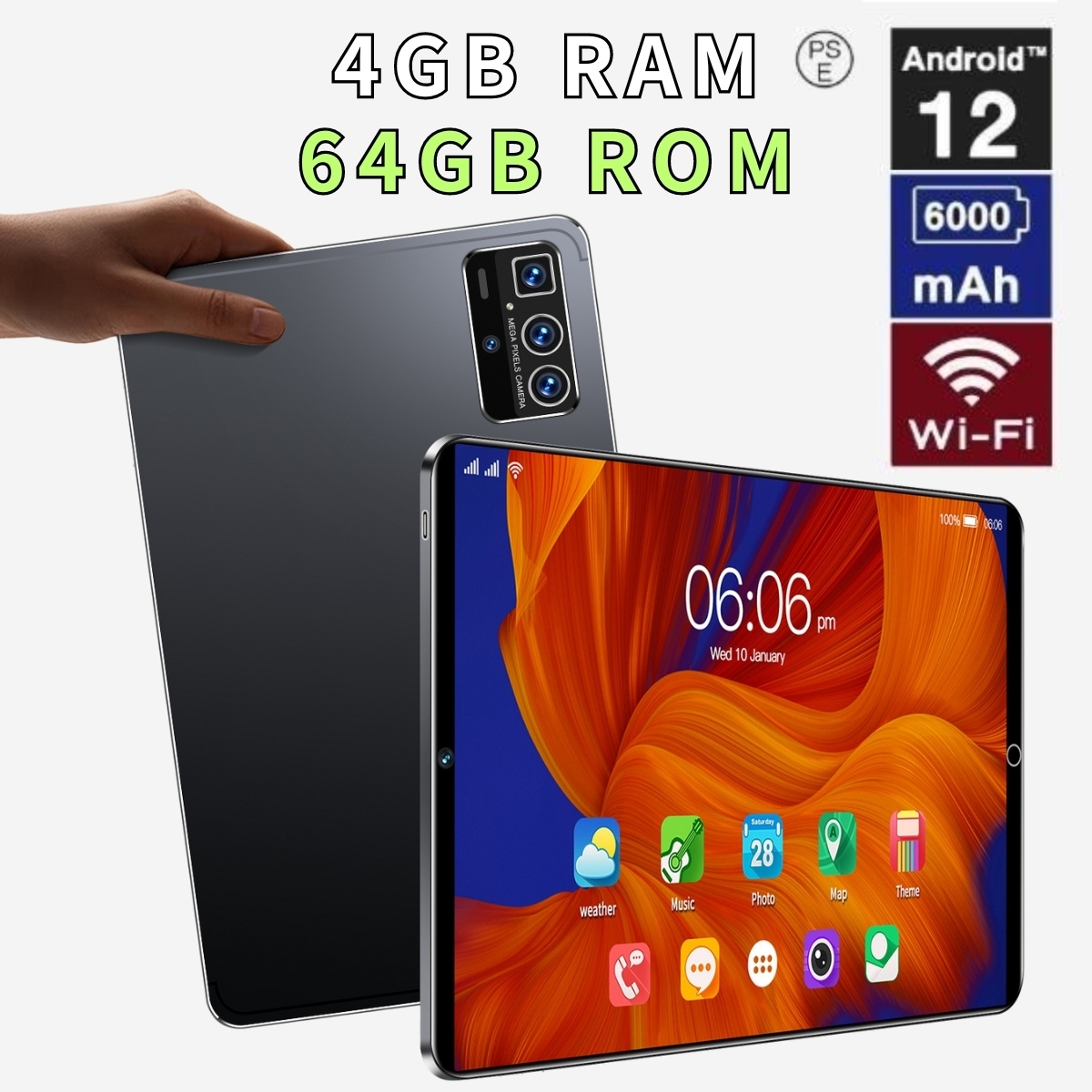 2023年最新 タブレット 本体 10インチ Android 12 Wi-Fiモデル 通話 2023年最新 タブレット 本体 10インチ Android 12 Wi-Fiモデル 通話