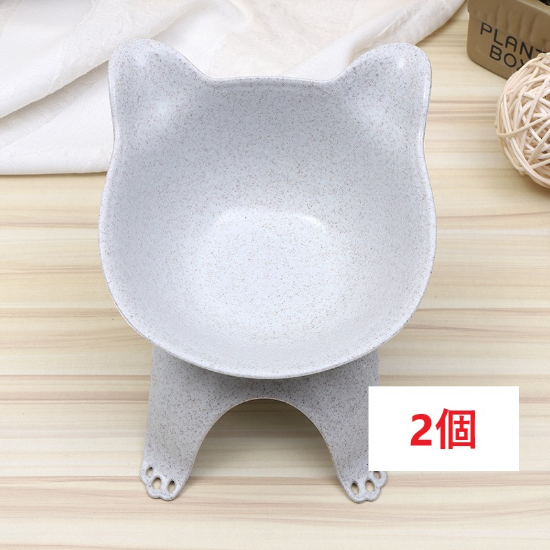 フードボウル フードボール 餌入れ 猫 ペット おしゃれ かわいい ご飯入れ えさ 皿 ねこ型 二個セット |  | 04