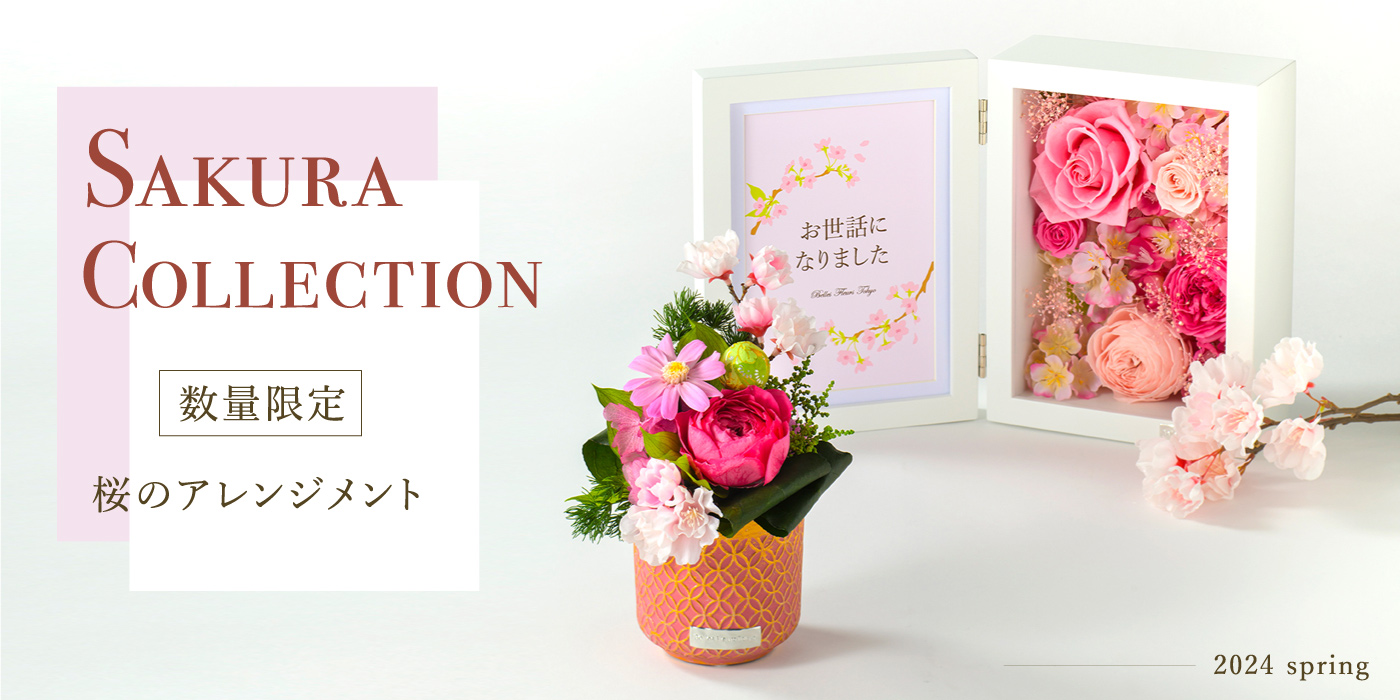 プリザーブドフラワー #苔と桜のアレンジメント 送別 卒業 入学 誕生日