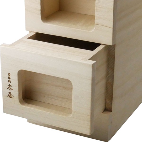 日本橋木屋 桐・米びつ縦型 5ｋｇ用 - 保存容器、ケース