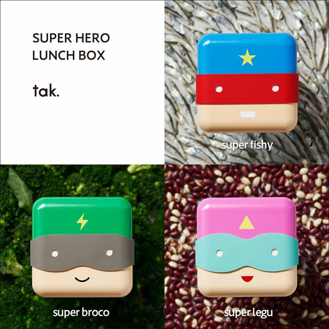 tak. スーパーヒーローランチボックス SUPER HERO LUNCH BOX