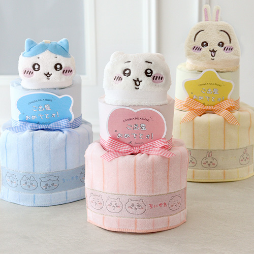 熊姫R♡おむつケーキ オムツケーキ Belle Vie（ベルビー） 【おむつケーキ】ちいかわリトルおむつケーキ