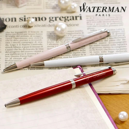 WATERMAN - 名入れボールペン お水マン メトロポリタンエッセンシャルボールペン 名まえ入り口・入口 ボールペン エッセンシャル 就職祝賀会 生まれ落ちる日祝賀会 母の日 嚊左衛門 筆記用具-キッチン、日用品、文具-ボールペン