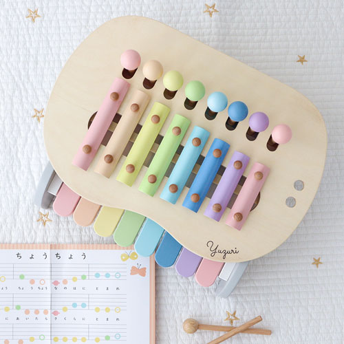 1歳誕生日 名入れ Sweet Melody Maker スウィートメロディーメーカー 知育玩具 2歳 出産祝い エドインター ピアノ 鉄琴 木琴 シロフォン 楽器