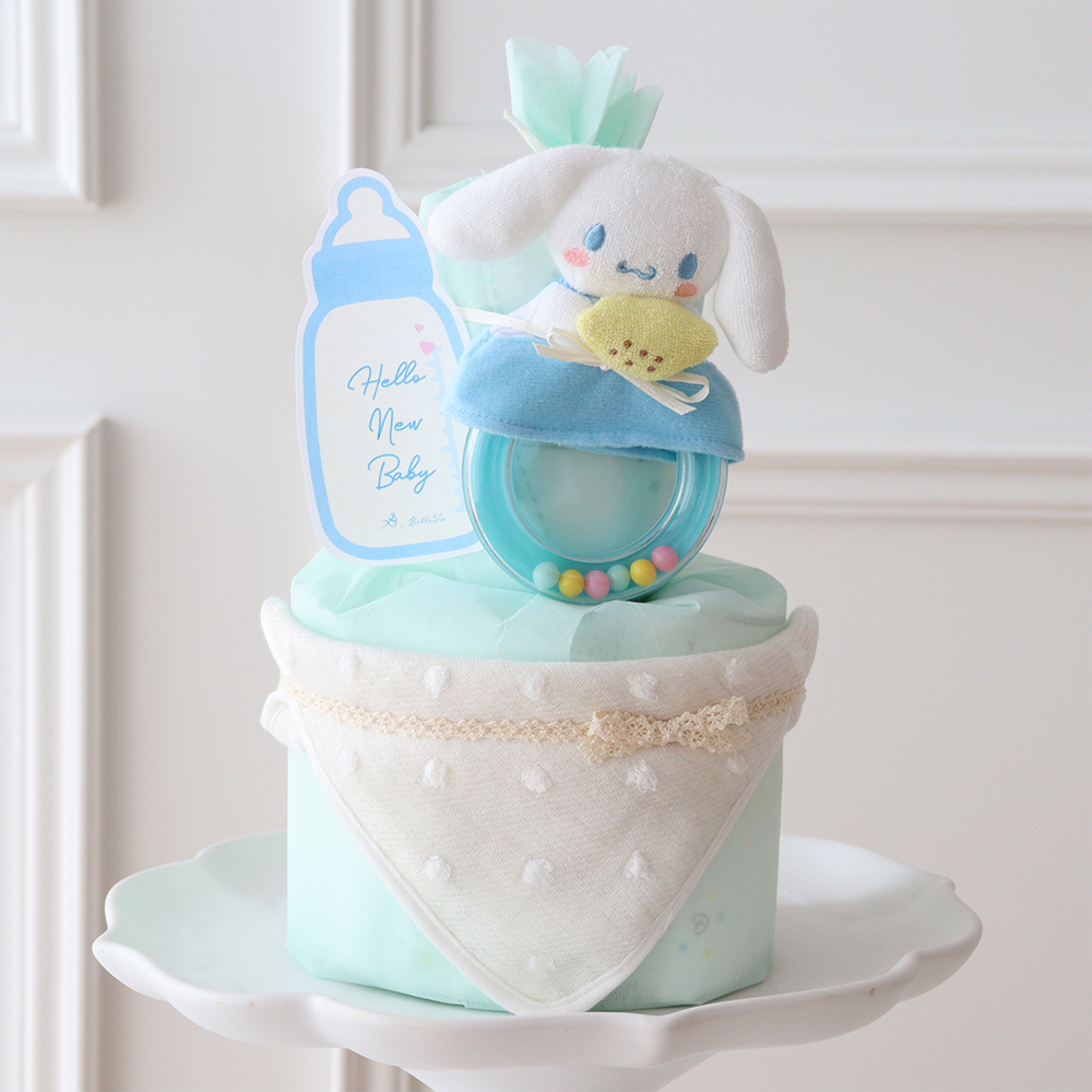 sanrio サンリオ サンリオラトルタオルおむつケーキ ベビー ラトル ガラガラ 名前入り タオル シナモロール ポチャッコ クロミ ポムポムプリン ハローキティ マイメロディ お祝いギフトの専門店ベルビー - 通販 - Yahoo ショッピング