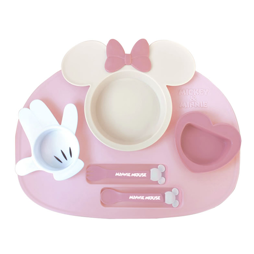 Disney（ディズニー） ベビー食器 ミッキー・ミニー アイコンランチ