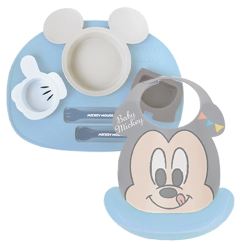 Disney（ディズニー） 出産祝い ベビー食器 ミッキー・ミニー アイコン
