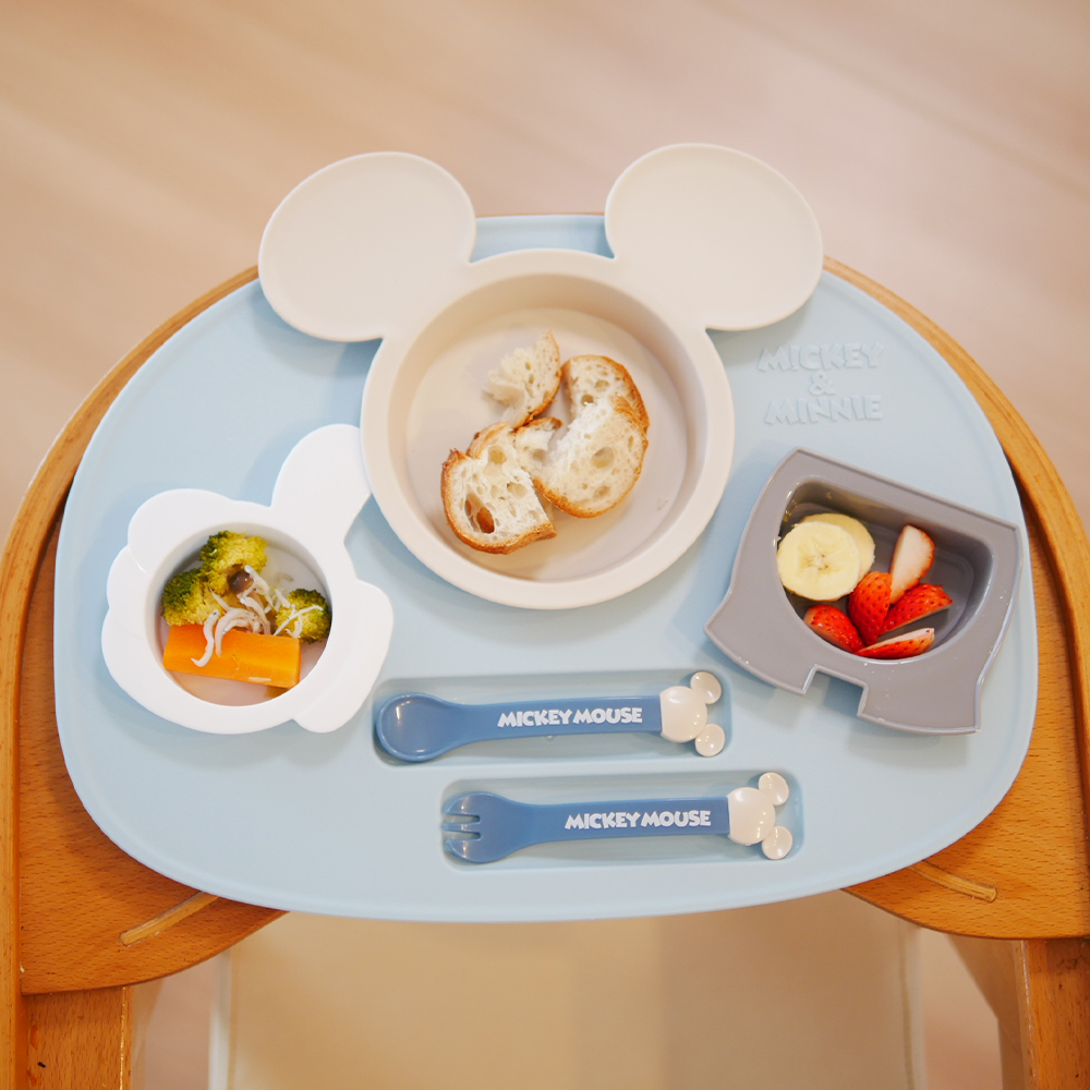 出産祝い ディズニーリトルナチュラルタオルおむつケーキ+ディズニー アイコンランチプレートセット ベビー食器 離乳食 離乳食食器 送料無料 あすつく 関連画像4