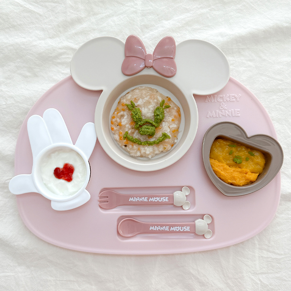 出産祝い ディズニーリトルナチュラルタオルおむつケーキ+ディズニー アイコンランチプレートセット ベビー食器 離乳食 離乳食食器 送料無料 あすつく 関連画像5