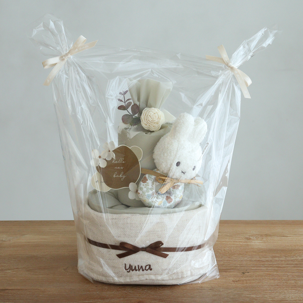 Miffy 出産祝い miffy x Little Dutch ナチュラルタオルおむつ