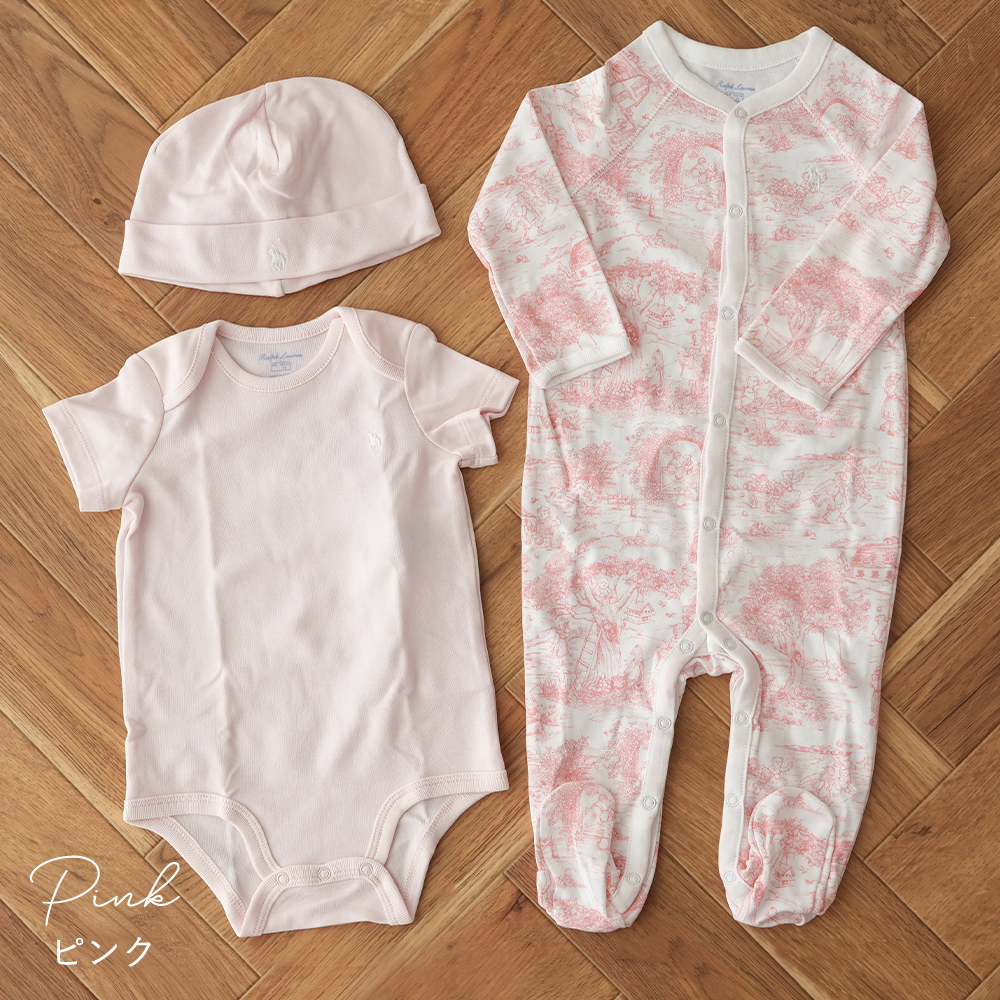 POLO RALPH LAUREN（ポロ・ラルフローレン） ベビーグッズ 3点セット