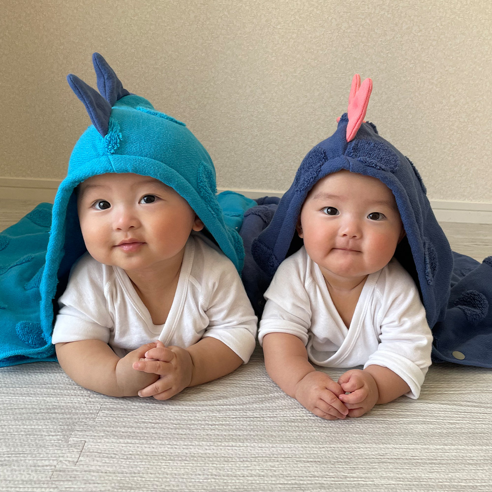 SOF(ソフ)フード付きバスタオル 恐竜+Miffy Terry 23cmぬいぐるみギフトセット | 出産祝い ギフト miffy 男の子 女の子の画像