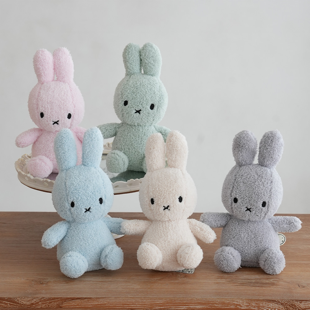 SOF(ソフ)フード付きバスタオル 恐竜+Miffy Terry 23cmぬいぐるみギフトセット | 出産祝い ギフト miffy 男の子 女の子の画像